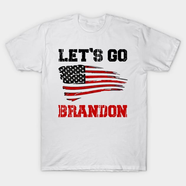 Lets Go Brandon T-Shirt by Doc Maya